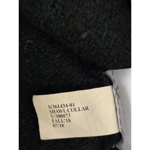 Banana Republic Cardigan Womens M Sweater Black Merino Wool Knit Oversized Warm - Picture 9 of 9